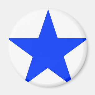 Star Blue The MUSEUM Zazzle Geschenke Magnet