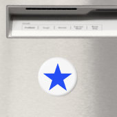 Star Blue The MUSEUM Zazzle Geschenke Magnet (In Situ (Geschirrspüler))
