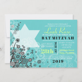 STAR BLUME Bat Mitzvah Einladung