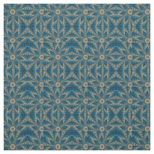 Star Blume Fraktal Stoff (Muster)