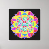 Star-Blume Leinwanddruck (Vorderseite)