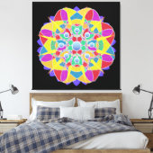 Star-Blume Leinwanddruck (Insitu (Schlafzimmer))