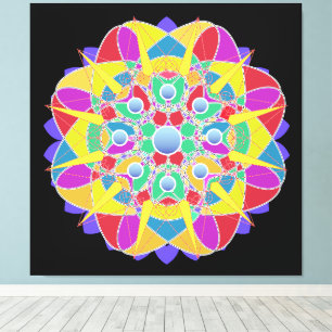 Star-Blume Leinwanddruck