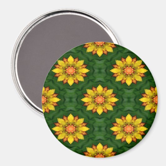 Star-Blume... Magnet (Vorderseite/Rückseite)