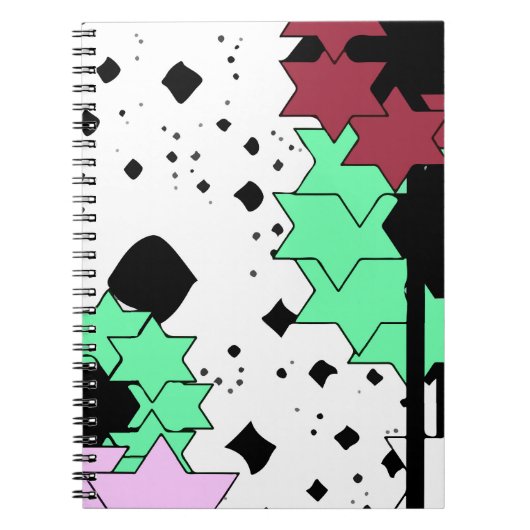 Star-Blume Notizblock (Vorderseite)