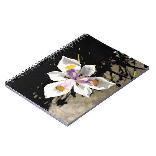 Star-Blume Notizblock (Linke Seite)