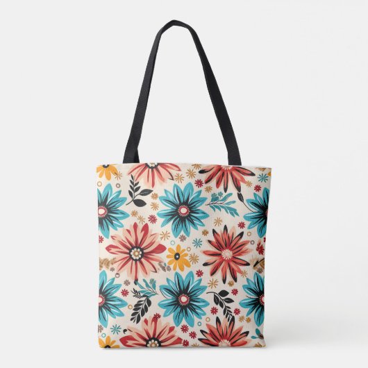 Star-Blume Tasche (Rückseite)