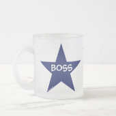 Star-Boss-Tasse Mattglastasse (Links)