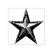 Star-Briefmarke Gummistempel (Prägung)