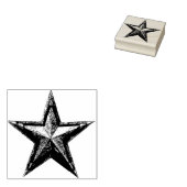 Star-Briefmarke Gummistempel (Stempel)