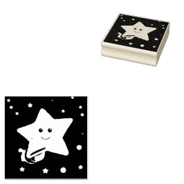 Star-Briefmarke Gummistempel