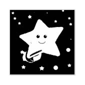 Star-Briefmarke Gummistempel (Prägung)