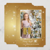 Star Bright Foto Holiday Card Feiertagskarte (Vorne/Hinten)