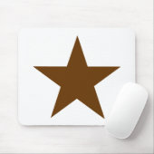 Star Brown The MUSEUM Zazzle Geschenke Mousepad (Mit Mouse)
