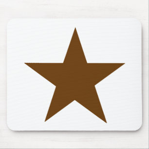 Star Brown The MUSEUM Zazzle Geschenke Mousepad