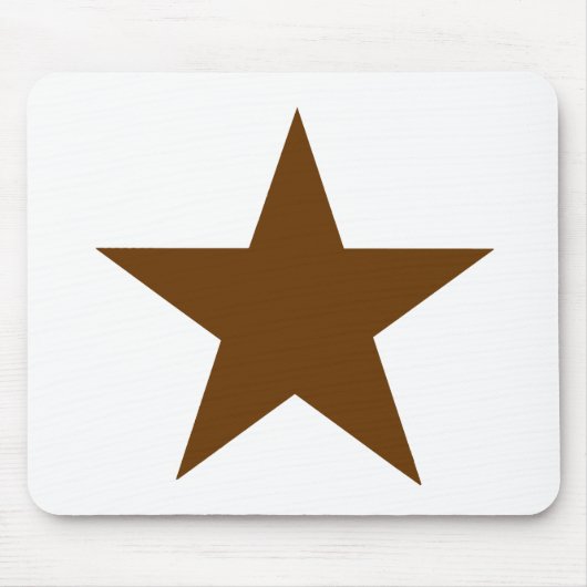 Star Brown The MUSEUM Zazzle Geschenke Mousepad (Vorne)