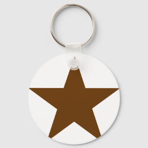 Star Brown The MUSEUM Zazzle Geschenke Schlüsselanhänger