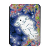 Star Bunny von Carrie Michael Magnet (Vertikal)