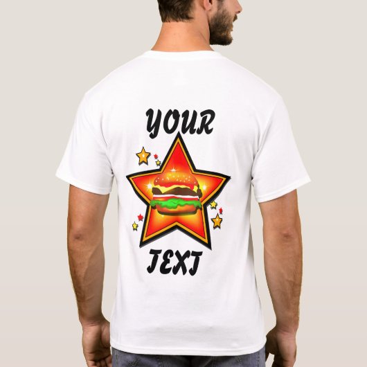 Star Burger T - Shirt (Rückseite)