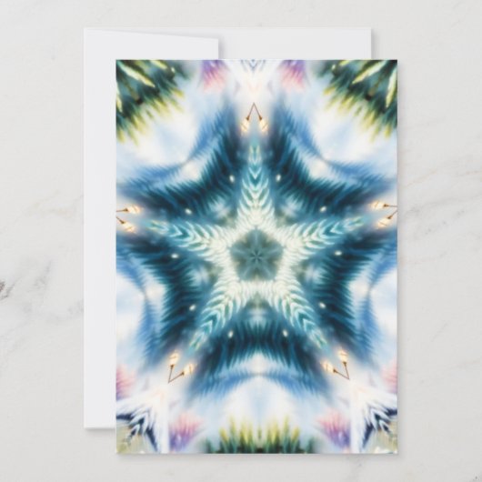 Star Burst Design Feiertagskarte (Vorderseite)