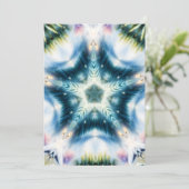 Star Burst Design Feiertagskarte (Stehend Vorderseite)