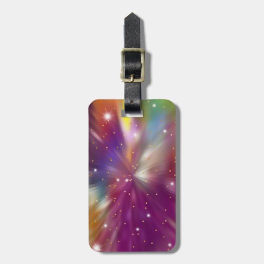 Star Burst Gepäckanhänger (Vorderseite vertikal)