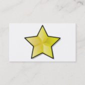 Star Business Card Visitenkarte (Rückseite)