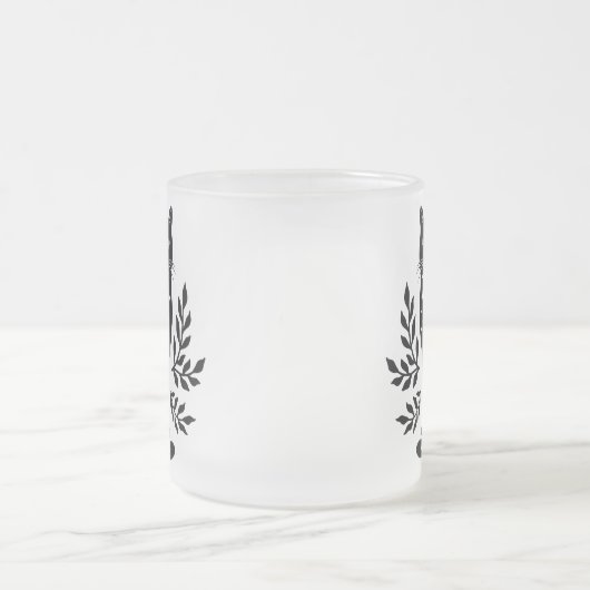 Star Cat & Moon Phasen Mattglastasse (Mittel)