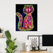Star Cat Poster (Heimbüro)