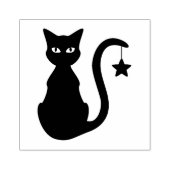 Star Cat Rubber Briefmarke Gummistempel (Prägung)