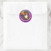 Star Catcher Glows Star Dragon Runder Aufkleber (Tasche)