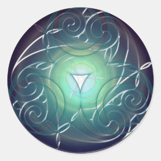 Star Catcher Runder Aufkleber