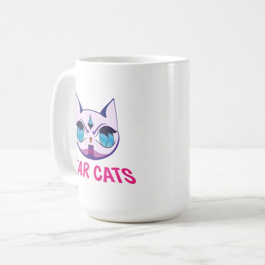 Star Cats Kaffeetasse (Vorderseite Links)