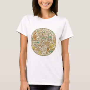 Star-Chart und Sternenkarte für den nördlichen Luf T-Shirt