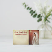 Star Christlich Light Cross-Visitenkarte Visitenkarte (Stehend Vorderseite)