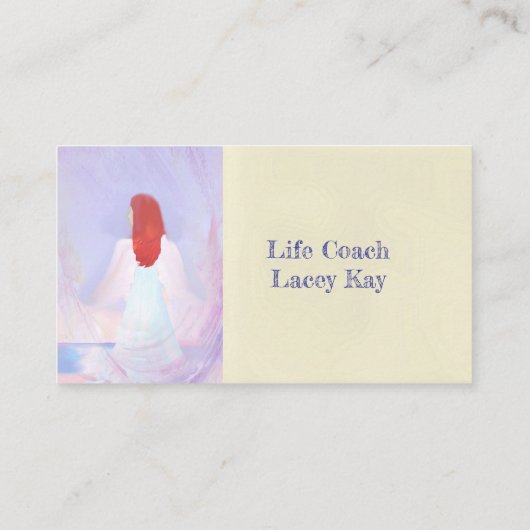 Star Christlich Light Cross-Visitenkarte Visitenkarte (Rückseite)