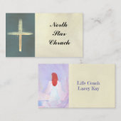 Star Christlich Light Cross-Visitenkarte Visitenkarte (Vorne/Hinten)