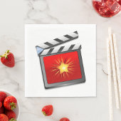 Star Clapper Board Serviette