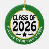 Star Class 2026 Foto Abschluss Keramik Ornament (Vorne)