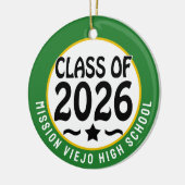 Star Class 2026 Foto Abschluss Keramik Ornament (Links)