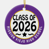 Star Class 2026 Foto Abschluss Keramik Ornament (Vorne)