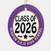 Star Class 2026 Foto Abschluss Keramik Ornament (Links)