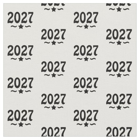 Star Class of 2027 Graduation Stoff (Nahaufnahme)