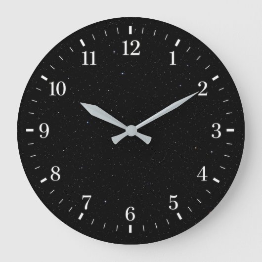 Star Clock 2026 Version Große Wanduhr (Vorderseite)