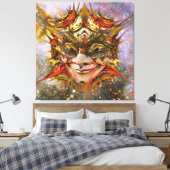Star Clown Leinwanddruck (Insitu (Schlafzimmer))