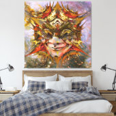 Star Clown Leinwanddruck (Insitu (Schlafzimmer))