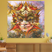 Star Clown Leinwanddruck (Insitu (Wohnzimmer))