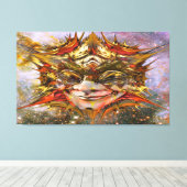 Star Clown Leinwanddruck (Insitu (Holzboden))