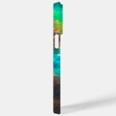 Star Cluster Aqua Om Symbol Case-Mate iPhone Hülle (Rückseite / Rechts)