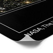 Star Cluster Hubble Telescope-Foto Poster (Ecke)